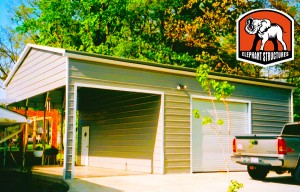 Metal Building Kit Utility Carport/Garage Combo