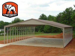 40' Wide Elephant Structures Picnic Shelter